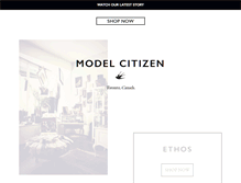 Tablet Screenshot of modelcitizentoronto.com